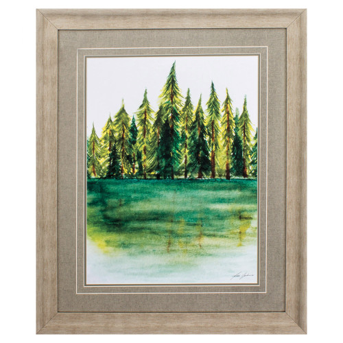 28" X 34" Champagne Color Frame Forest Ii (365686)