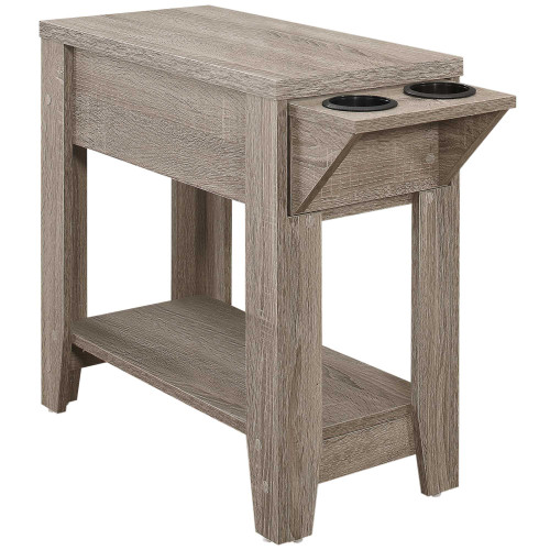28.75" X 12" X 22.5" Taupe, Particle Board - Accent Table (333086)