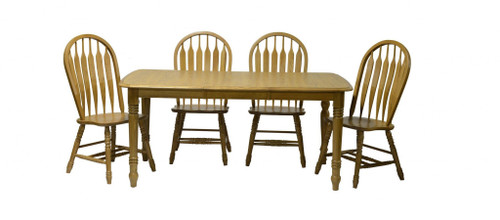 36" X 68" X 30" Harvest Oak Hardwood Table (356097)