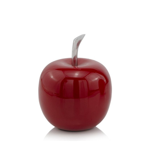 4.5" X 4.5" X 6" Buffed & Red - Small Apple (354694)