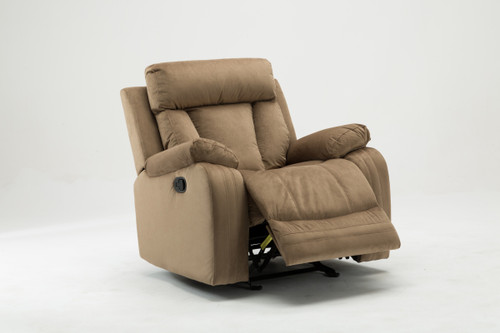 40" Modern Beige Fabric Chair (329385)