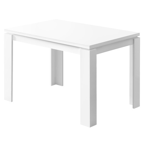 48" X 32" X 30.5 " White Dining Table (366053)