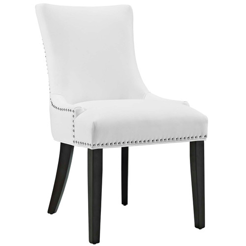 Marquis Faux Leather Dining Chair EEI-2228-WHI