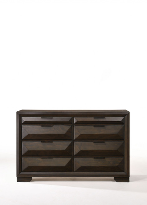 59" X 17" X 37" Espresso Rubber Wood Dresser (318726)