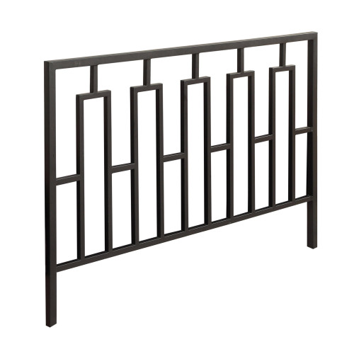 59.75" X 47" Queen/Full Size/Black- Headboard/Footboard (332898)