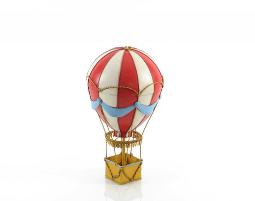8.5" X 8.5" X 14.5" Vintage Hot Air Balloon (364180)