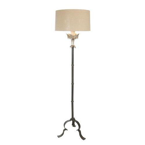 Silver Black Marshal Floor Lamp (Bundle Of 2) (L449)