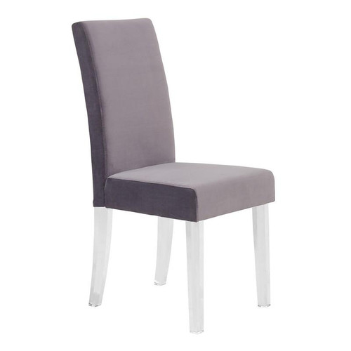 Dalia Modern And Contemporary Dining Chair - Set Of 2 (LCDACHGRAY)
