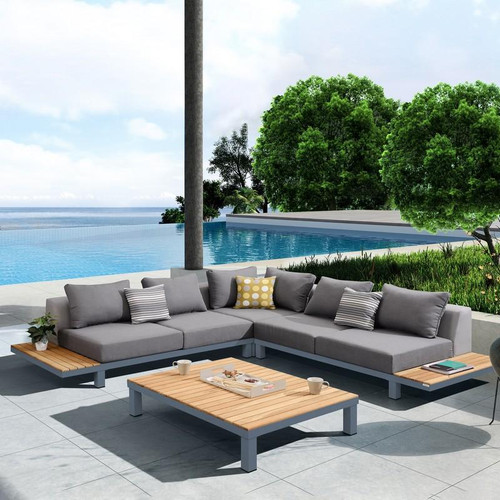 Polo 4 Piece Outdoor Sectional Set (SETODPO4SE)