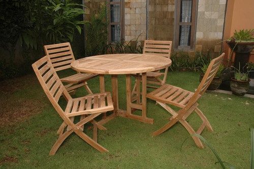 Andrew 5 Piece Outdoor Dining Set (Set-35)