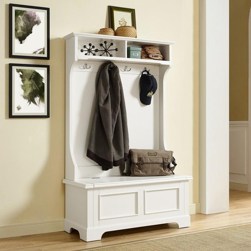 Campbell Hall Tree - White (CF6005-WH)
