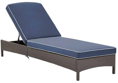 Palm Harbor Outdoor Wicker Chaise Lounge (CO7122WG-NV)