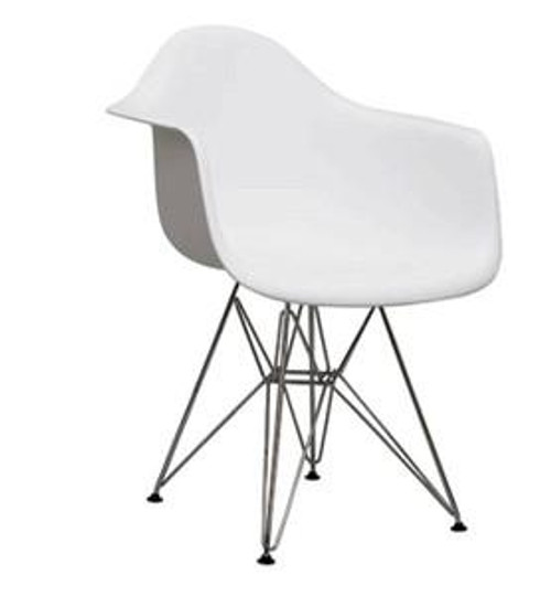 Mid-68783 Paris Dar Dining Wired Arm Chair (68783 (MID-68783-W))
