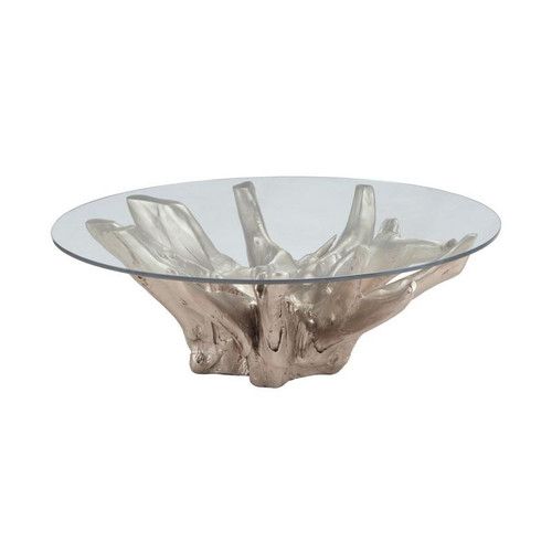 Champagne Teak Root Coffee Table (7011-002)