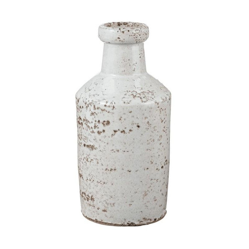 Rustic White Milk Bottle (857084)