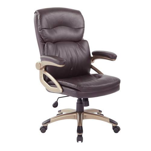 High Back Leather Executive Manager'S Chair - Espresso (ECH91231-EC1)