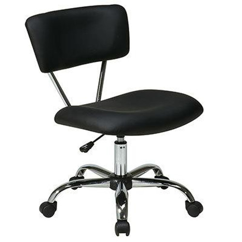 Ave Six Vista Task Office Chair Black Vinyl (ST181-V3)