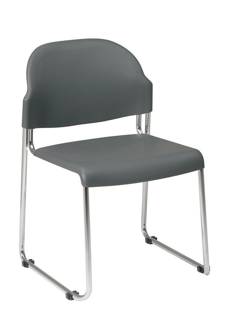 Stack Chair With Dolly - Grey (Pack Of 30) (STC3030C30-2)