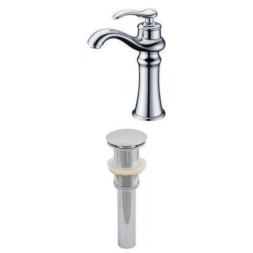 Unique Deck Mount Brass Bathroom Faucet Set - Chrome (AI-2002)