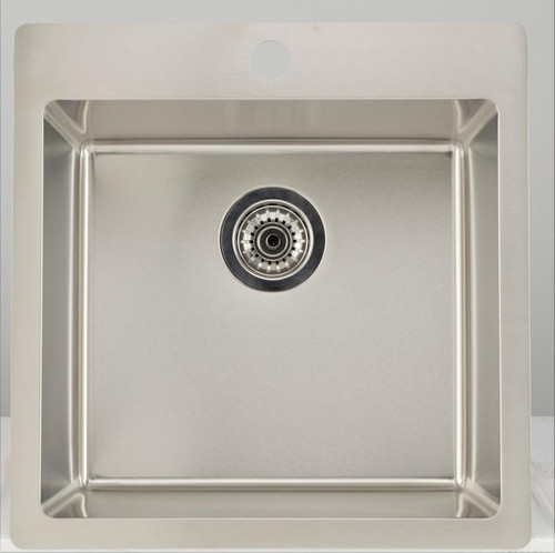 Csa Approved Chrome Kitchen Sink With Stainless Steel Finish & 18 Gauge (AI-27693)