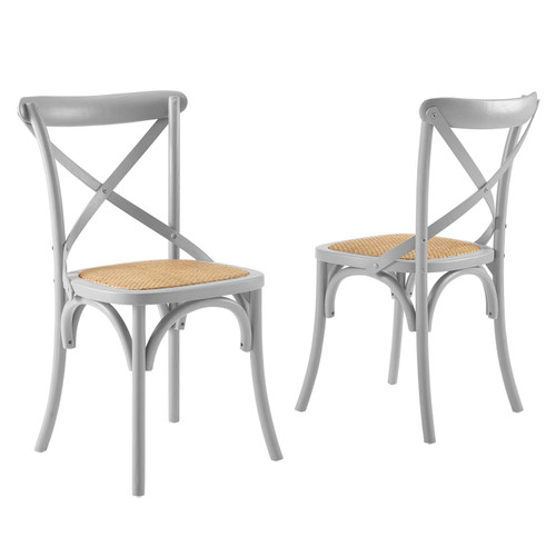 Gear Dining Side Chair Set Of 2 EEI-3481-LGR