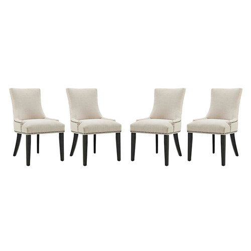 Marquis Dining Chair Fabric Set Of 4 EEI-3497-BEI