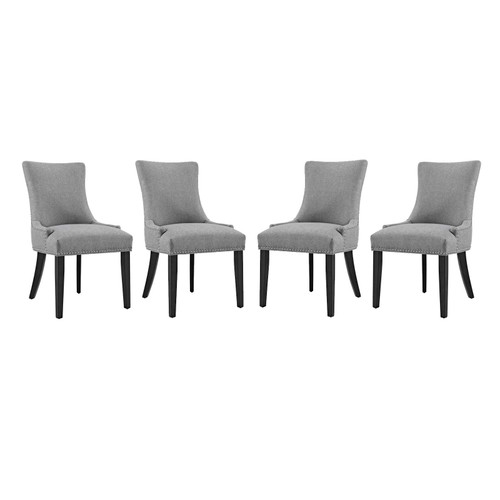 Marquis Dining Chair Fabric Set Of 4 EEI-3497-LGR