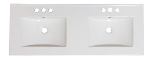 Xena Rectangle Ceramic Vanity Top - White (AI-1150)