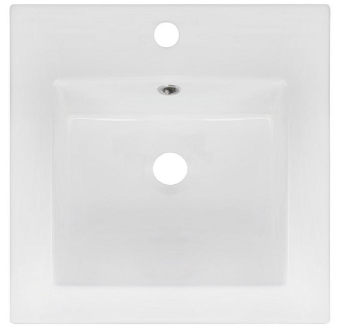 Square Ceramic Vanity Top - White (AI-1310)