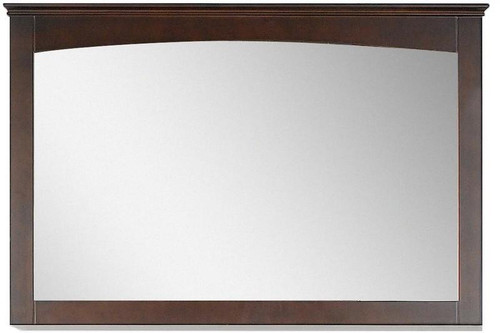 Shaker Rectangle Plywood Mirror - Walnut (AI-17432)