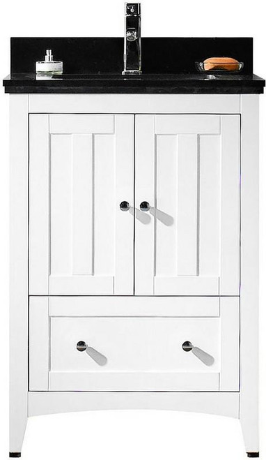 Shaker Rectangle Plywood-Veneer Vanity Set - White (AI-17520)