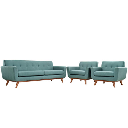 Engage Armchairs And Sofa Set Of 3 EEI-1345-LAG