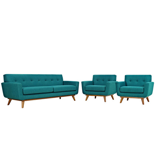 Engage Armchairs And Sofa Set Of 3 EEI-1345-TEA