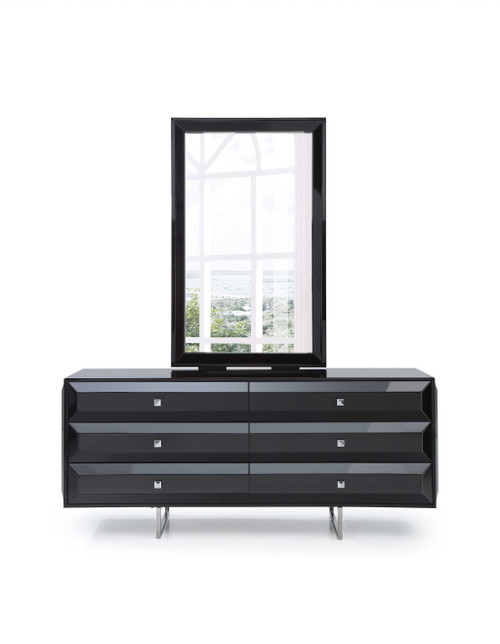 72" X 21" X 31" Black Double Dresser Extension (370693)