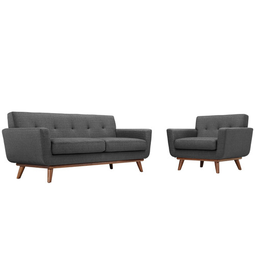 Engage Armchair And Loveseat Set Of 2 EEI-1346-DOR