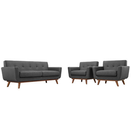 Engage Armchairs And Loveseat Set Of 3 EEI-1347-DOR