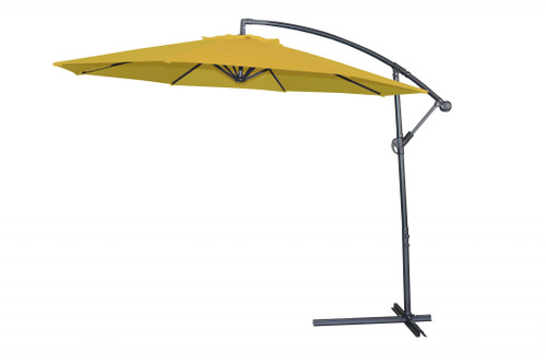 118" X 118" X 97" Yellow Steel Standing Umbrella (372306)