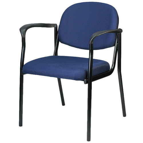 26.8" X 19" X 32" Navy Fabric Guest Chair (372338)