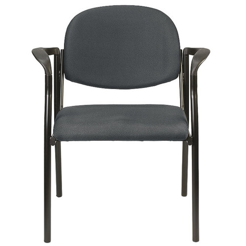 26.8" X 19" X 32" Charcoal Fabric Guest Chair (372340)