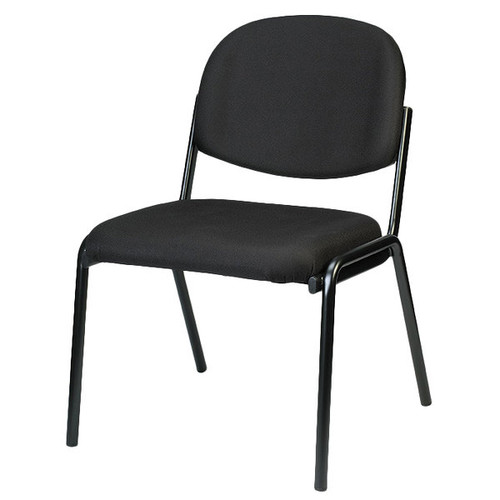 19.3" X 18.5" X 31" Black Fabric Guest Chair (372341)