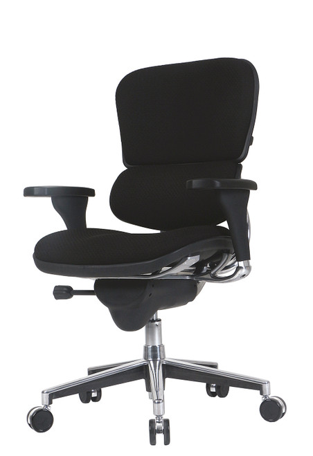 26.5" X 29" X 39.5" Black Fabric Chair (372353)