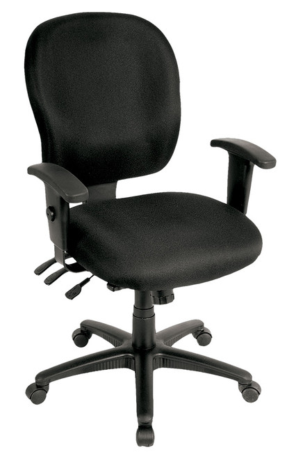 26" X 25" X 37" Charcoal Fabric Chair (372359)