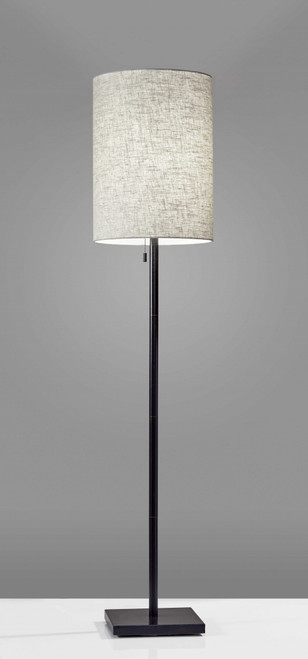 13" X 13" X 60.5" Bronze Metal Floor Lamp (372492)