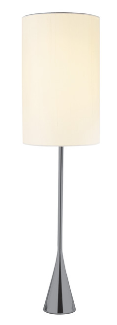 9" X 9" X 36.5" Black Metal Table Lamp (372652)