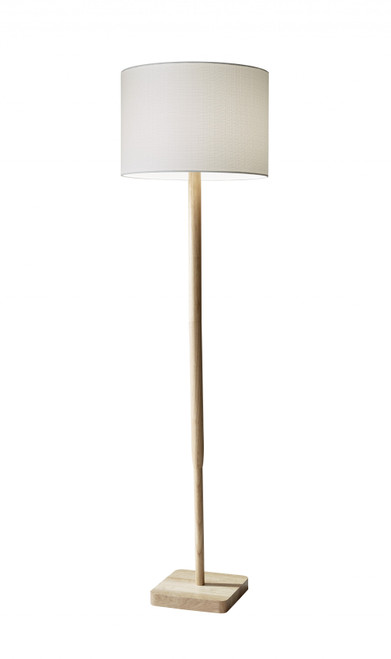 16" X 16" X 58.5" Natural Wood Floor Lamp (372675)