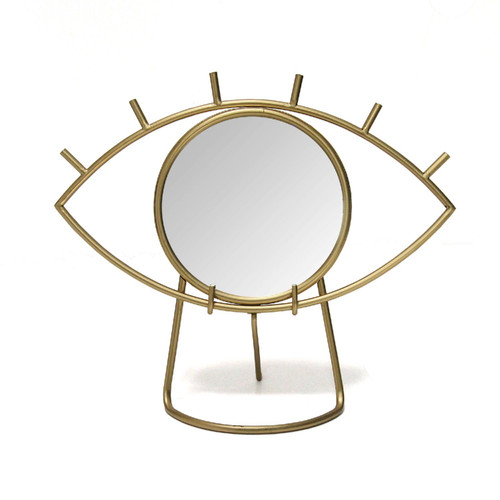Bohemian Golden Eye Tabletop Mirror (373150)