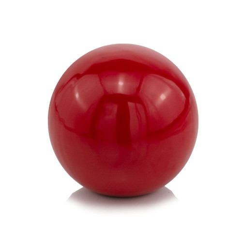 4" X 4" X 4" Red Aluminum Poppy Sphere (373765)
