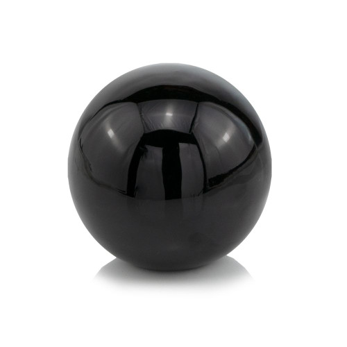 4" X 4" X 4" Black Aluminum Sphere (373767)