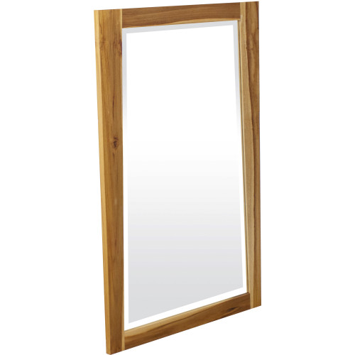Solid Teak Wall Mirror In Natural Finish (376772)
