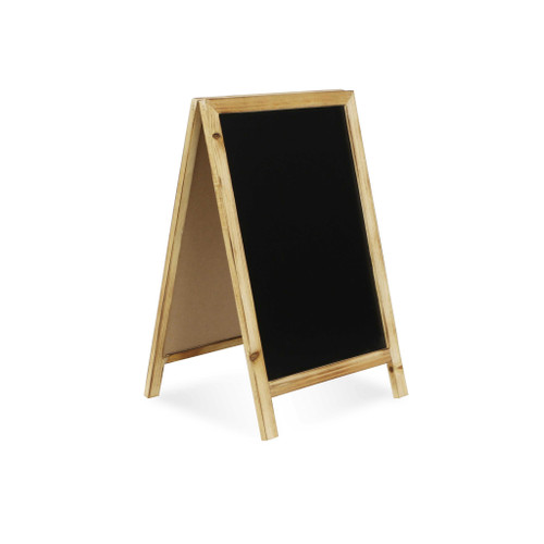 Large Double Sided Wood Frame Chalkboard (379876)